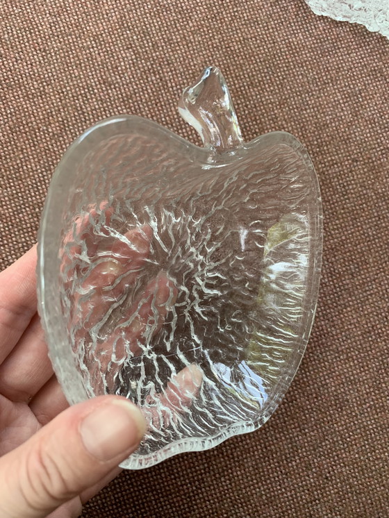 Image 1 of Complete Set Vintage Appel Schalen Glas CoVetro Italië Jaren 70