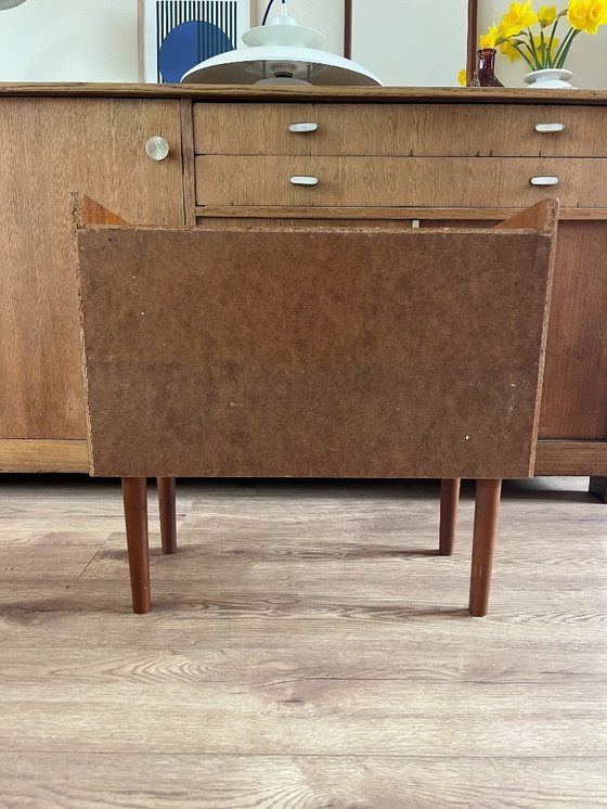 Image 1 of Vintage Danish teak drawer with beautiful handles