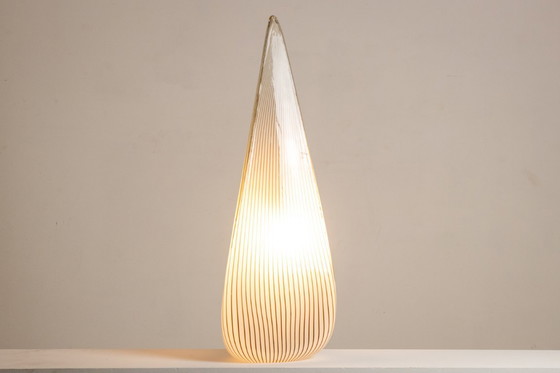 Image 1 of Lino Tagliapietra. Lampada a cono in vetro di Murano. Italia, anni '70