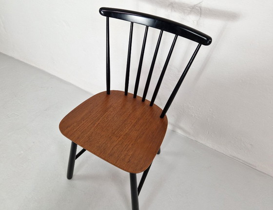 Image 1 of Stuhl im Tapiovaara-Stil von Polonio Holland 1960s