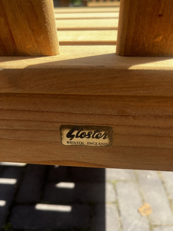 Image 1 of 4 magnifiques chaises en teck de la marque Gloster