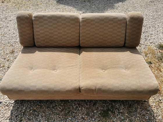 Vintage Sofa Leolux 704 – 2 seaters, Textile, Wood (photo 4 of 10)