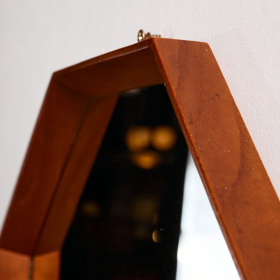 Image 1 of MK11166 Octagonal teak framed mirror