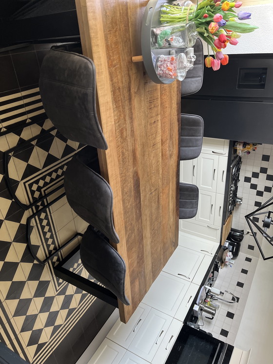 Image 1 of Eettafel met 6 stoelen