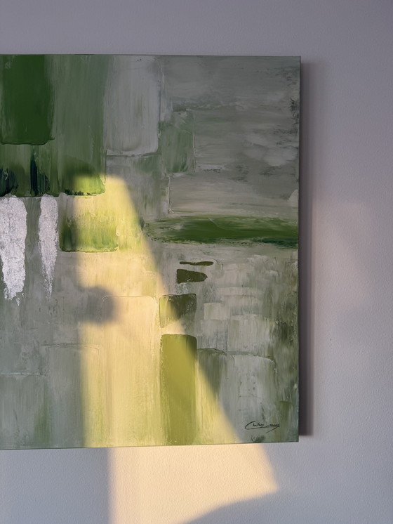 Image 1 of Abstract acrylic painting