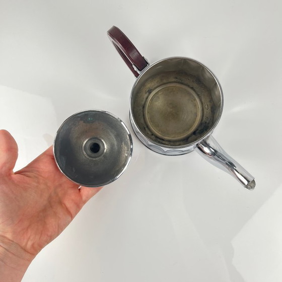 Image 1 of Art Deco koffieset, koffiepot en suikerpot, 1930/40