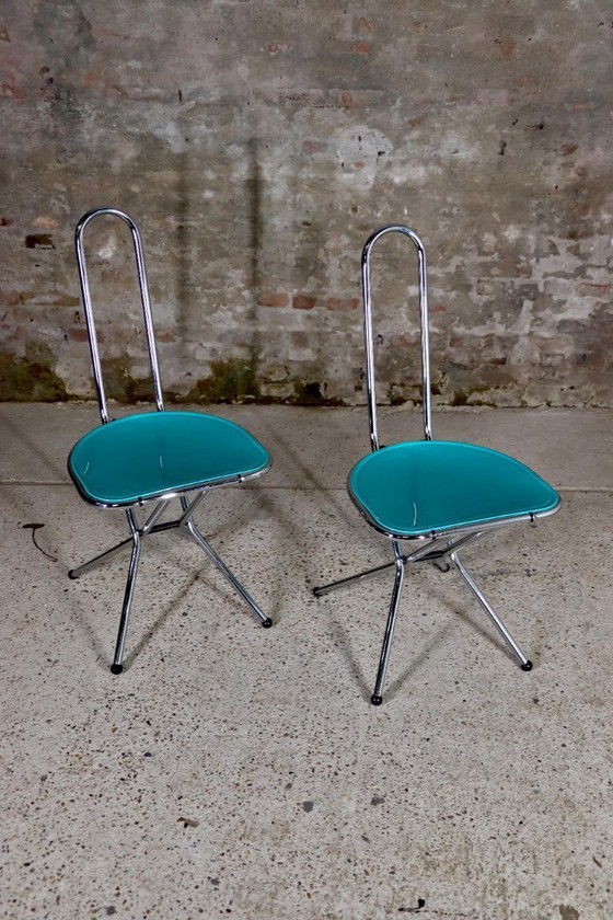 Image 1 of 2x Sedia pieghevole IKEA Isak - Niels Gammelgaard - 1989
