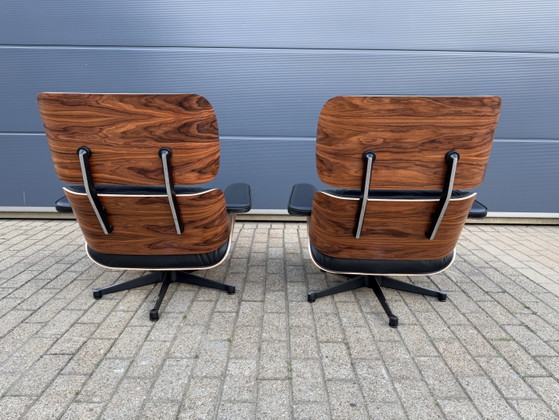 Image 1 of 2 sillones Vitra Eames Lounge originales + otomana de palisandro