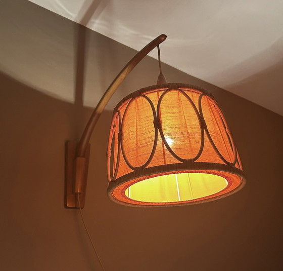 Image 1 of Grote Vintage Deense Wandlamp