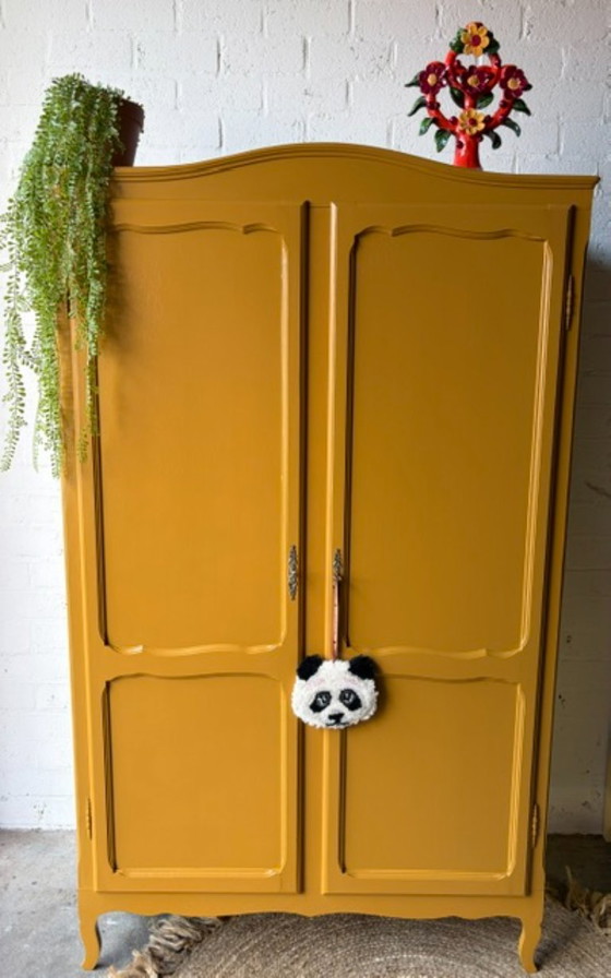 Vintage Antique Girls' Closet, Wardrobe Restyled – Wood (photo 14 of 19)