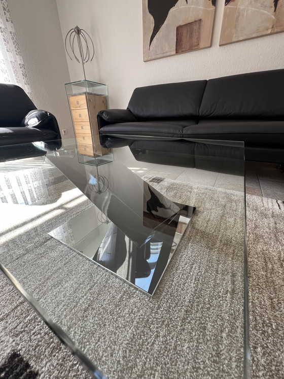 Image 1 of Bacher Tables Coffee Table “Santiago” - High Gloss

Black / Glass Design Thomas Althaus

