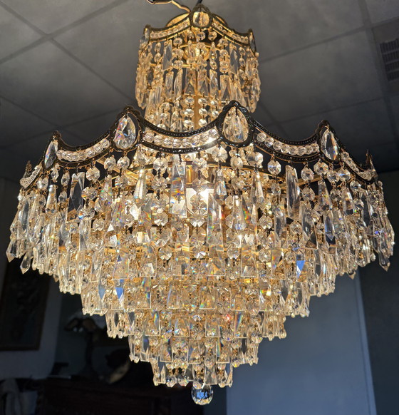 Image 1 of Beautiful Bohemian crystal chandelier