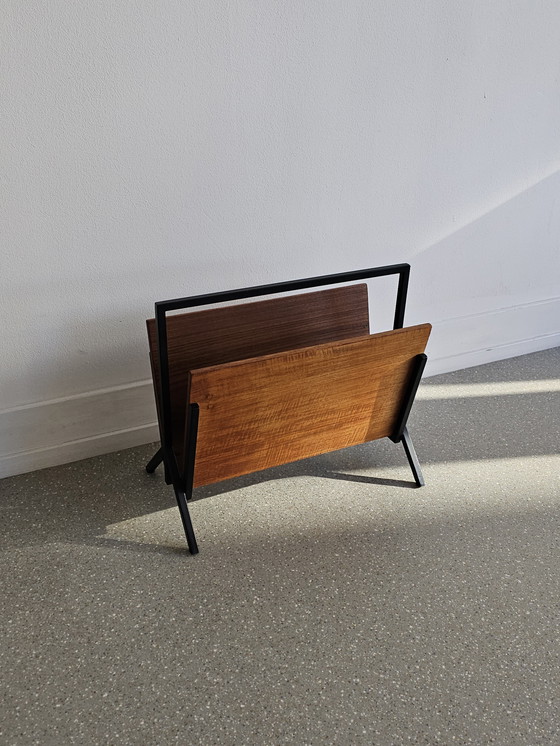 Image 1 of Vintage teak magazine rack