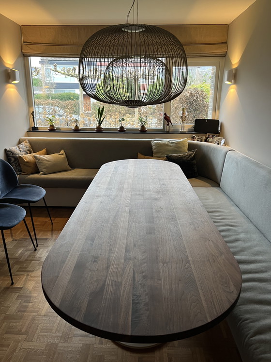 Image 1 of Prachtig notenhouten blad!