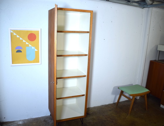 Image 1 of Armadio vintage anni '50, credenza alta, cassettiera, metà secolo