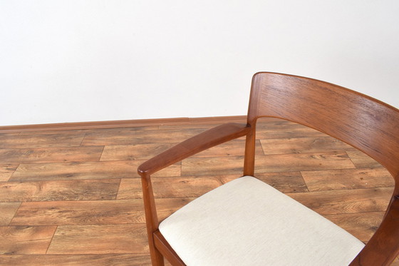 Image 1 of Fauteuils danois en teck par Henning Kjærnulf pour Korup Stolefabrik, 1960S, ensemble de 2