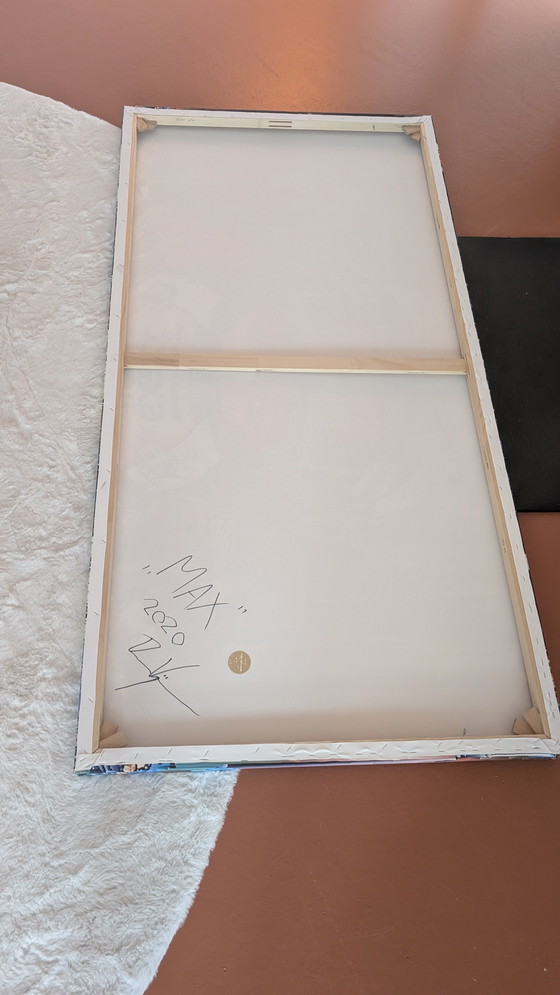 Image 1 of Obra de arte de Max Verstappen Glitch ART