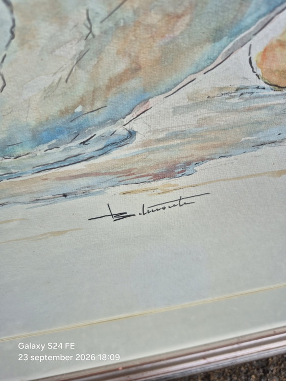 Belmonte Aquarell – Kunst, Glass, Paper (photo 4 of 5)