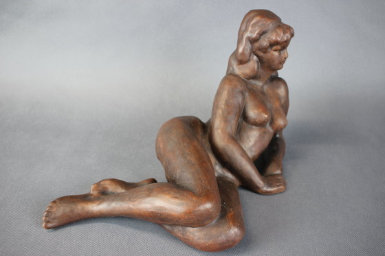 Image 1 of Grande statuetta di Act di Bohumil Kokrda, Cecoslovacchia, anni '80