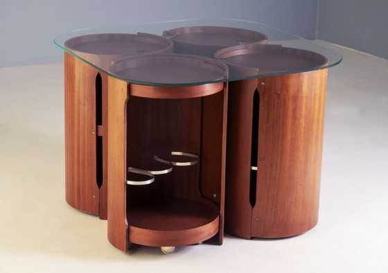 Image 1 of Modular Coffee Table Model 0635, Dřevotvar Nová Paka, 1977