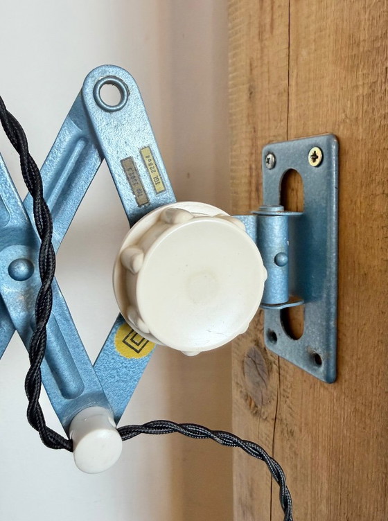 Image 1 of Industrielle Scherenlampe aus Ostdeutschland von Reif Dresden, 1950er Jahre