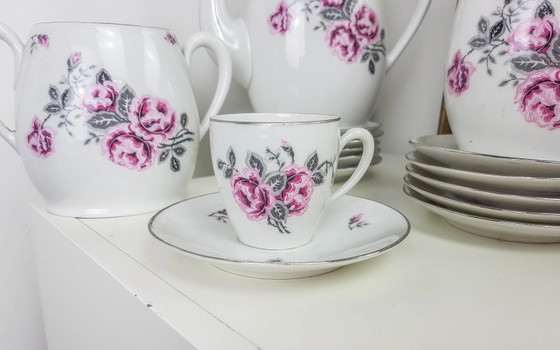 Service à thé en porcelaine blanche à motif floral – Vaisselle (photo 3 of 10)