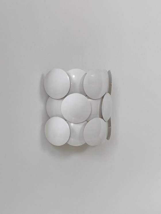 Image 1 of Applique vintage, ABS e metallo laccato bianco, Francia, 1980