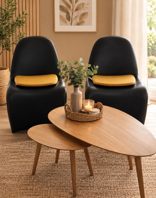 4 chaises Verner Panton