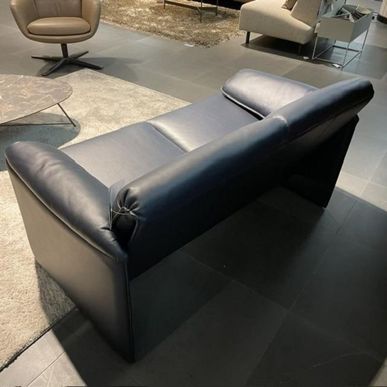 Leolux Bora Bora 2-zits bank blauw – Banken, Leather (photo 2 of 4)