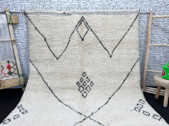 Image 1 of Tappeto Beni Ouarain in lana autentica 300 cm x 200 cm