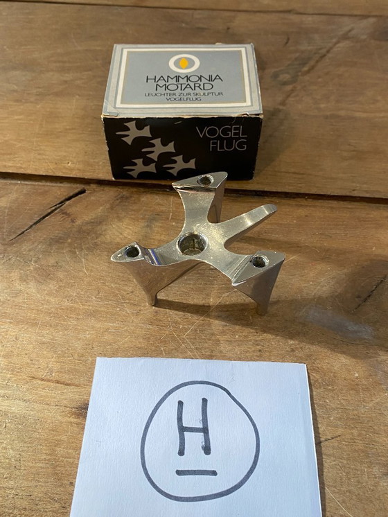 Image 1 of 1 modularer Kerzenständer VOGELFLUG HAMMONIA MOTARD Stil NAGEL BMF Jahrgang 1970 H