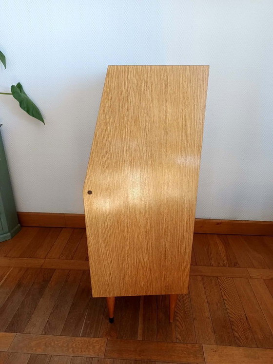Image 1 of Secrétaire pieds compas 1960 