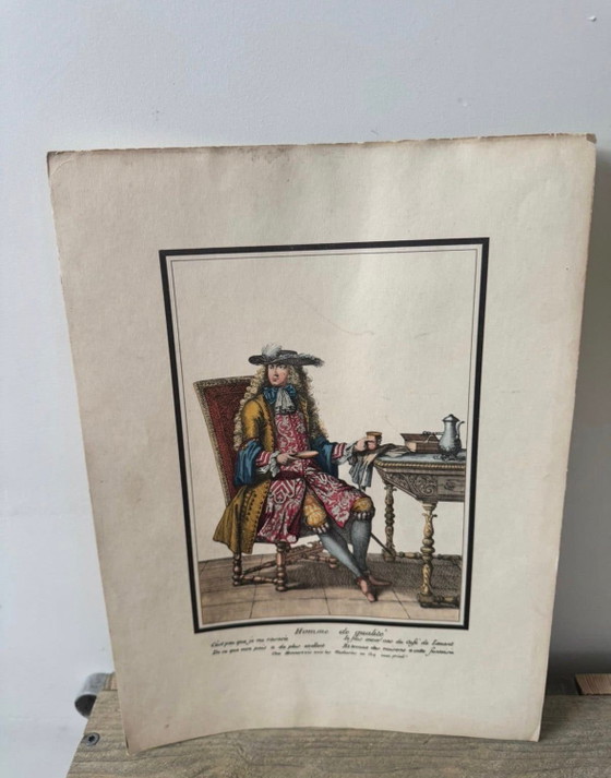 Se vende un precioso conjunto de 2 láminas históricas francesas de la conocida serie Bonnart. (photo 7 of 8)