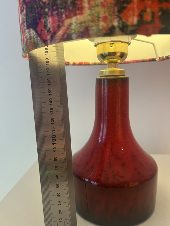 Image 1 of Lampe d'appoint upcyclée – Céramique d'Allemagne de l'Ouest | sans fil | pièce unique