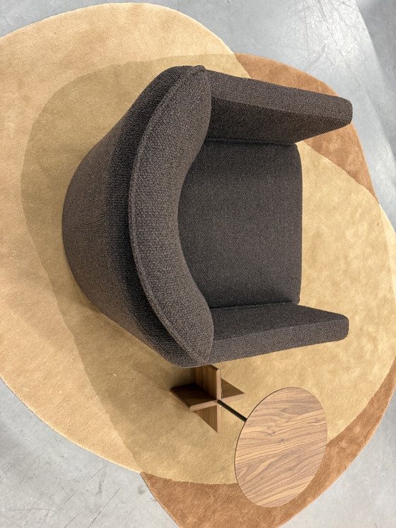 Image 1 of Poltrona Leolux Evidence Saga Monza in tessuto marrone