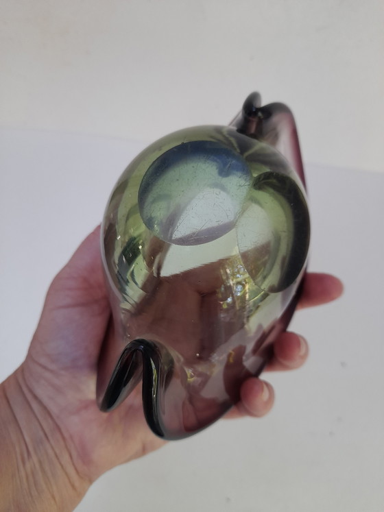Sommerso Murano Seashell Trinket Tray – Decorative Objects, Murano Glass (photo 5 of 5)