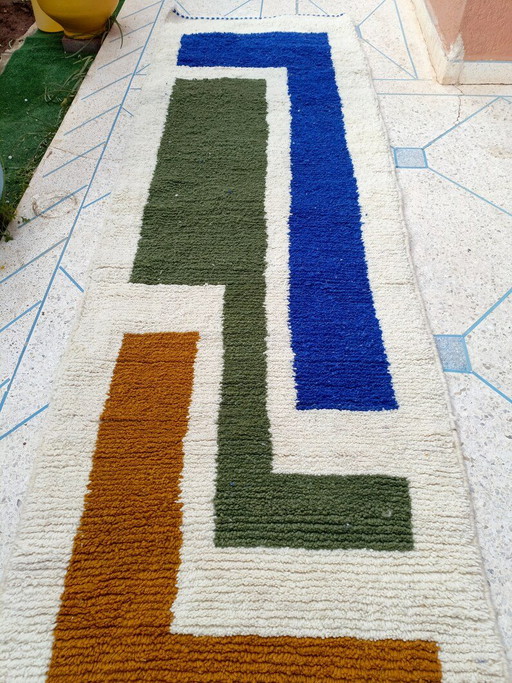 Traditioneel Marokkaans loperkleed 75/300 cm – Alberto Bazzani, vloerkleden en tapijten, Wool (photo 2 of 6)