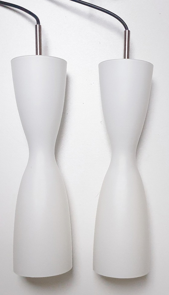 Image 1 of Hala Zeist 2 Lampes à Suspension en Verre Opalin