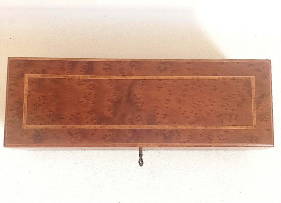 1930s glove box with closure – Decorative Objects, Textile, Wood (photo 5 of 17)