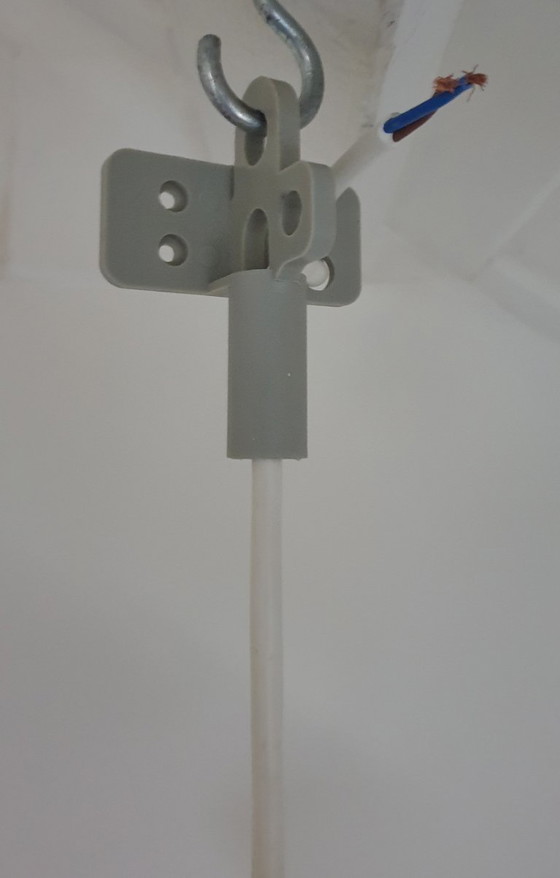 Image 1 of 2x Lamp - TYP T0712 - Opaline glas plissé - Ikea / 365+ Lunta 11