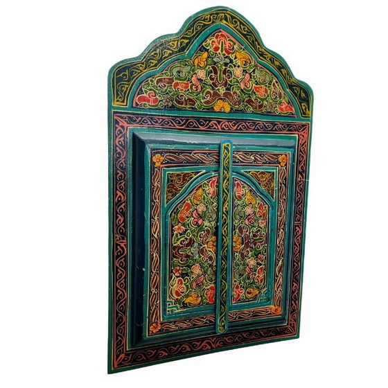 Image 1 of Vintage Marokkaanse wandspiegel