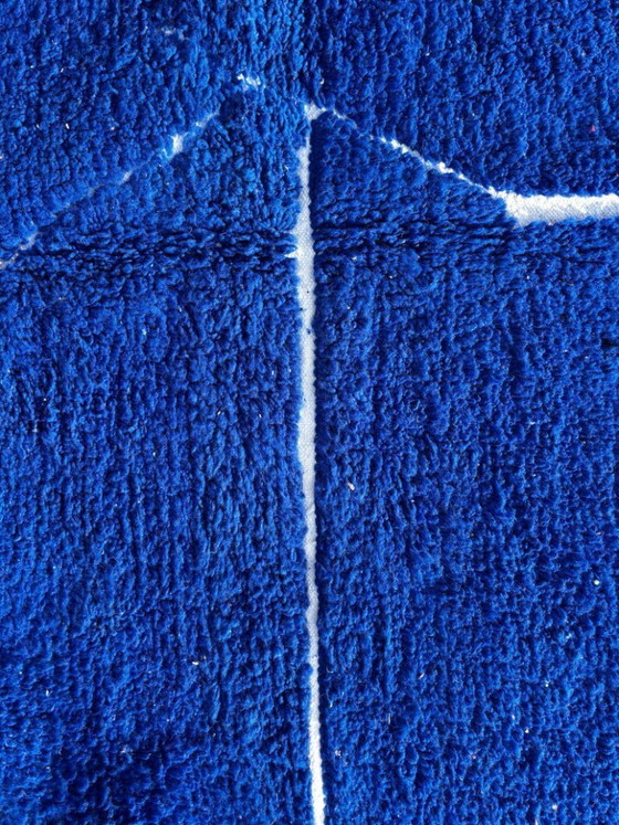 Image 1 of Tapis marocain bleu 300x200cm