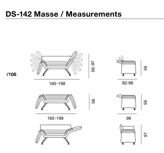 Image 1 of De Sede DS-142 sofa