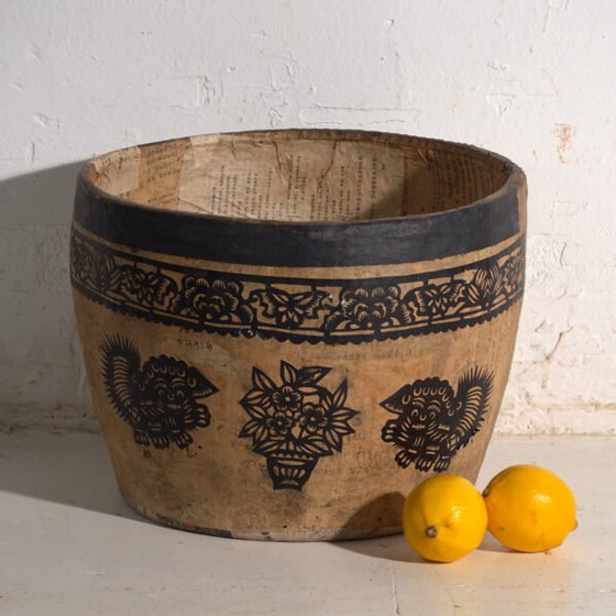 Antique Chinese papier-mâché container – China, circa 1900 – Decorative Objects (photo 5 of 40)