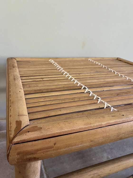 Vintage bamboo coffee table (photo 6 of 11)