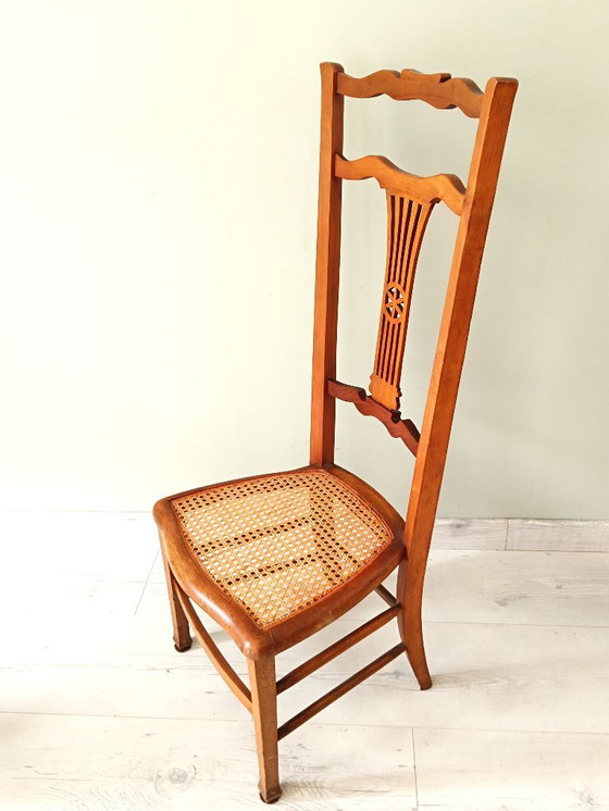 Image 1 of Caned nursery chair