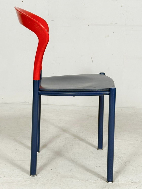 Image 1 of HARTMUT LOHMEYER. per Kusch+Co, set di 4 sedie/sedie Lotus, Germania, anni '80
