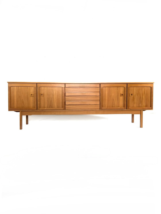 Image 1 of Vintage XL walnut sideboard, Royal Board Sweden ‘60