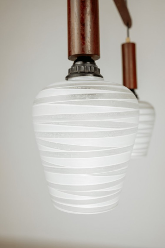 Image 1 of Vintage mid century modern hanglamp