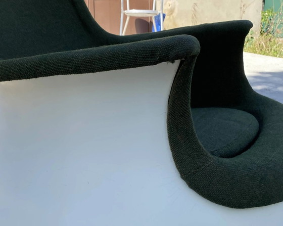 MARC HELD Mecedora, Respaldo Alto, Knoll, Verde, Design (foto 9 de 16)